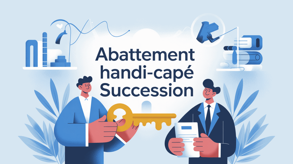 Illustration justificatif abattement handicapé succession clé fiscale