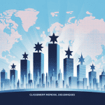 Panorama classement mondial des banques, grandes banques sur carte du monde