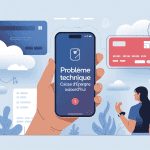 Problème technique Caisse d Épargne aujourd hui illustration smartphone et carte