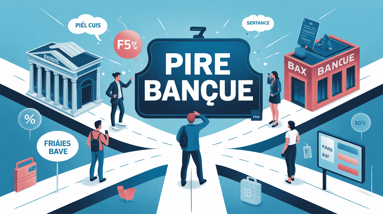 quelle est la pire banque illustration centrale choix difficile