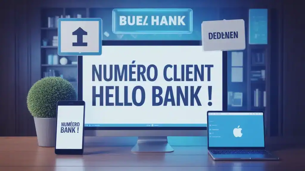 Illustration accès sécurisé numéro client Hello bank
