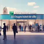 Agence BNP Paribas Nantes 50 Otages Hôtel de Ville accueil clients