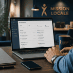 i milo interface sur ordinateur en mission locale