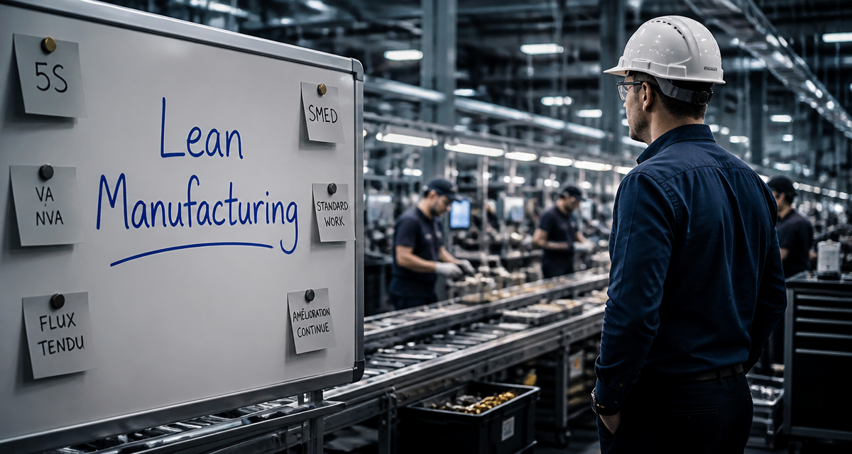 Management lean manufacturing ligne de production