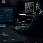 Marchés online sur écran au bureau