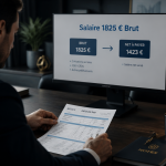 1825 brut en net fiche de paie