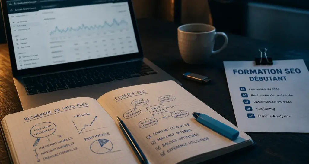 Formation SEO débutant : 3 piliers pour propulser votre site sans compétences techniques