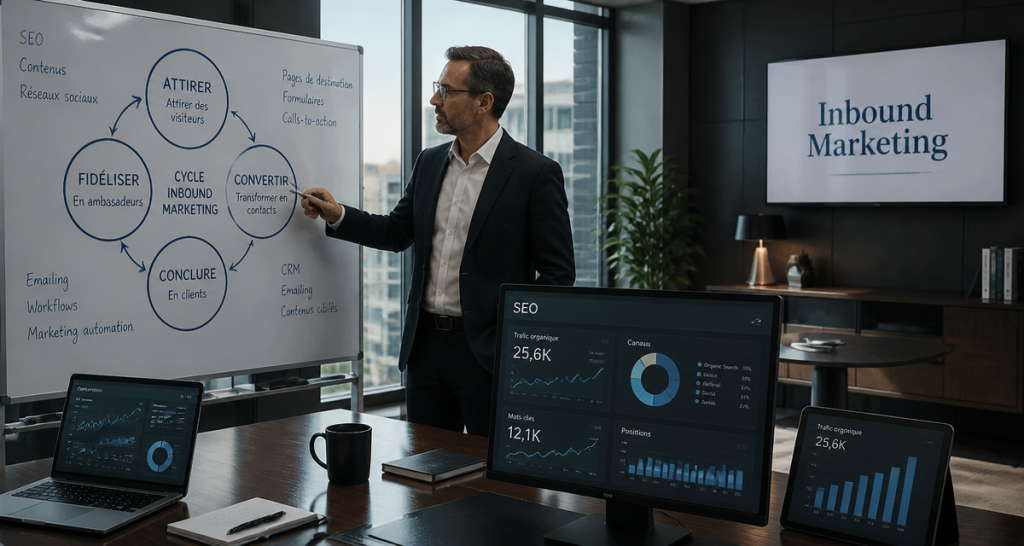 Inbound Marketing : 4 piliers stratégiques pour attirer vos clients sans les interrompre