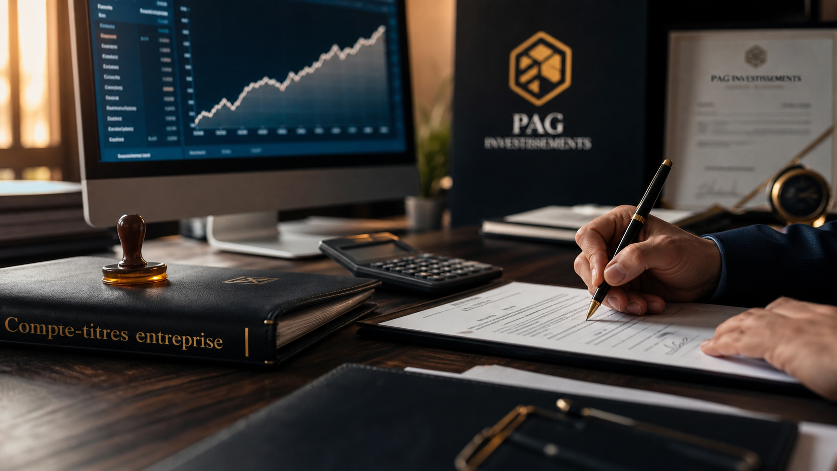 Compte titre entreprise : investir la trésorerie en ETF, actions et obligations