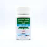 Ricovir-EM medication bottle by Mylan - emtricitabine tenofovir disoproxil fumarate 200mg/300mg PrEP tablets