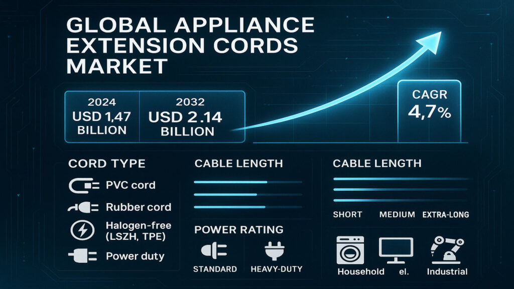 Appliance Extension Cords Market 2025: Market Size, Drivers, and Key Players
