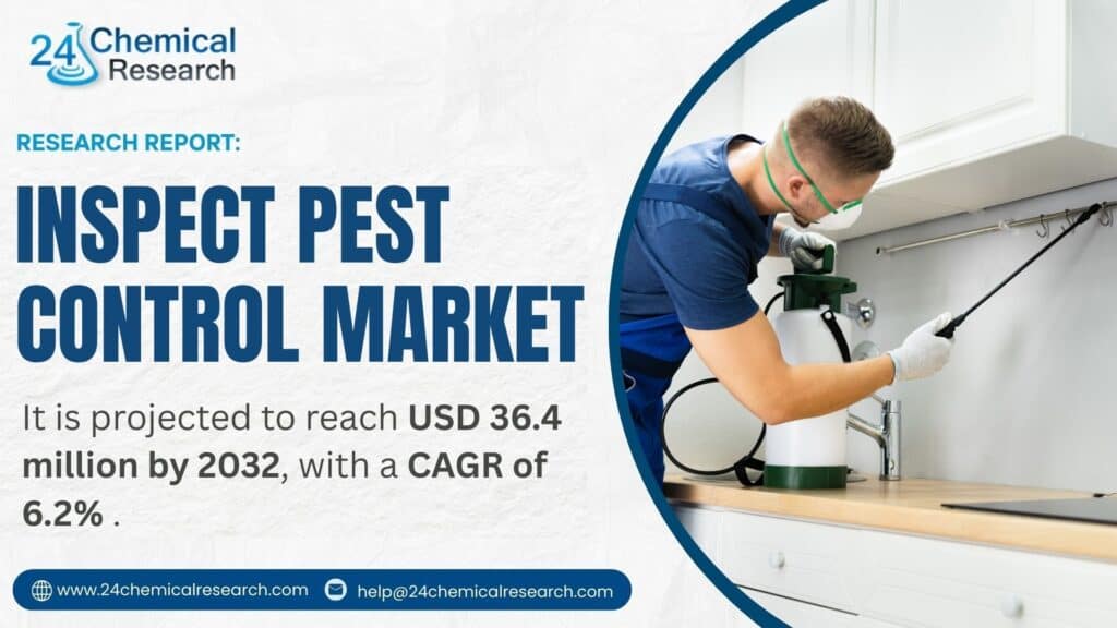Global Pest Control Market Poised for Strong Growth, Expected to Reach USD 36.4 Billion by 2032 with 6.2% CAGR Global Pest Control Market Poised for Strong Growth, Expected to Reach USD 36.4 Billion by 2032 with 6.2% CAGR