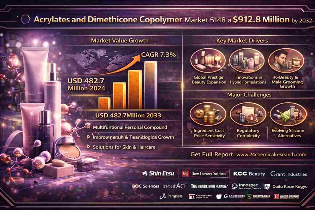 Market Report: Acrylates and Dimethicone Copolymer…