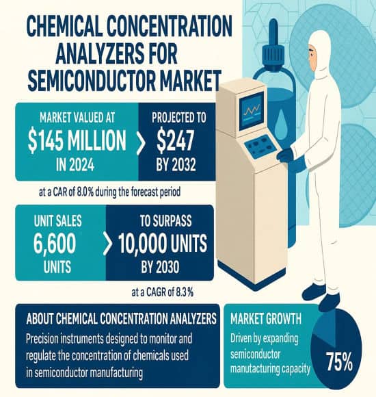 Chemical concentration analyzers for semiconductors — market snapshot