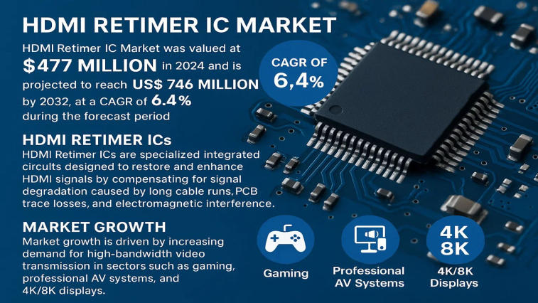 HDMI Retimer IC Market: Global Market Size, Growth…