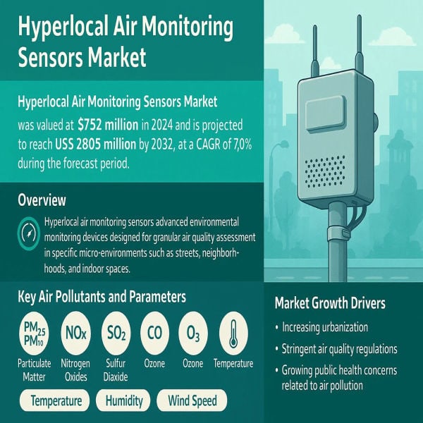 Hyperlocal Air Monitoring Sensors Market: Market Size, Trends & Future Outlook