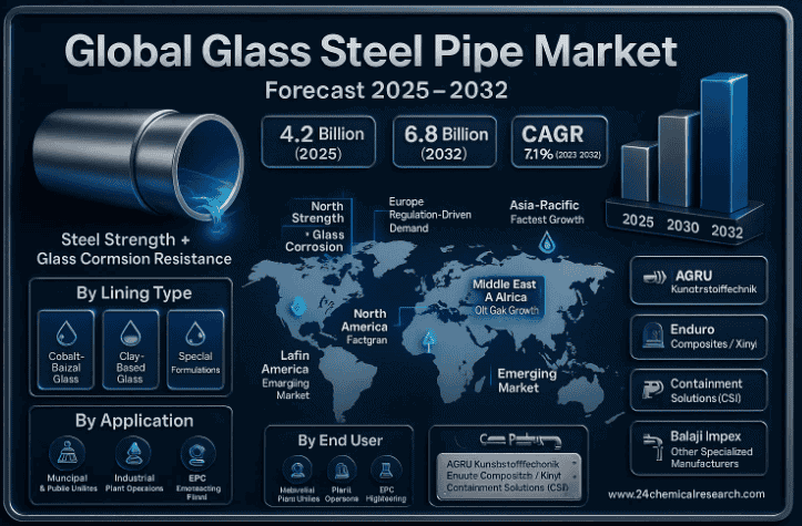 Global Glass Steel Pipe Market Poised for Growth, Driven by Corrosion Resistance Demands in Critical Industries Global Glass Steel Pipe Market Poised for Growth, Driven by Corrosion Resistance Demands in Critical Industries
