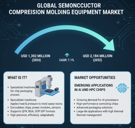 Semiconductor Compression Molding Equipment Market… Semiconductor Compression Molding Equipment Market…