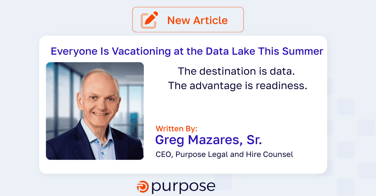Business professional smiling, representing data and legal expertise.