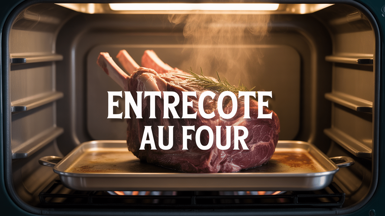 entrecote au four cuisson vapeur