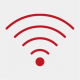 Icon that shows a wireless connection