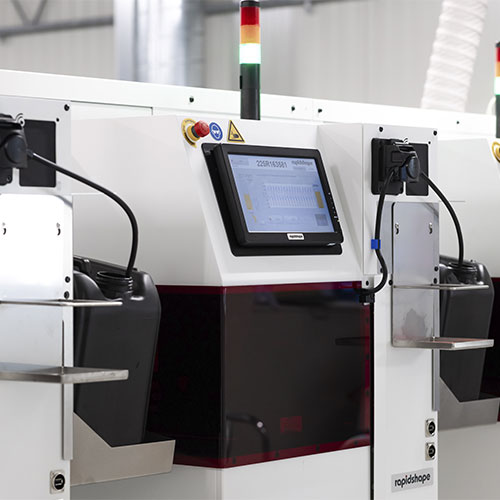 Image shows the 3D Printer RS Inline 3.0 with Automatic Resin Refill