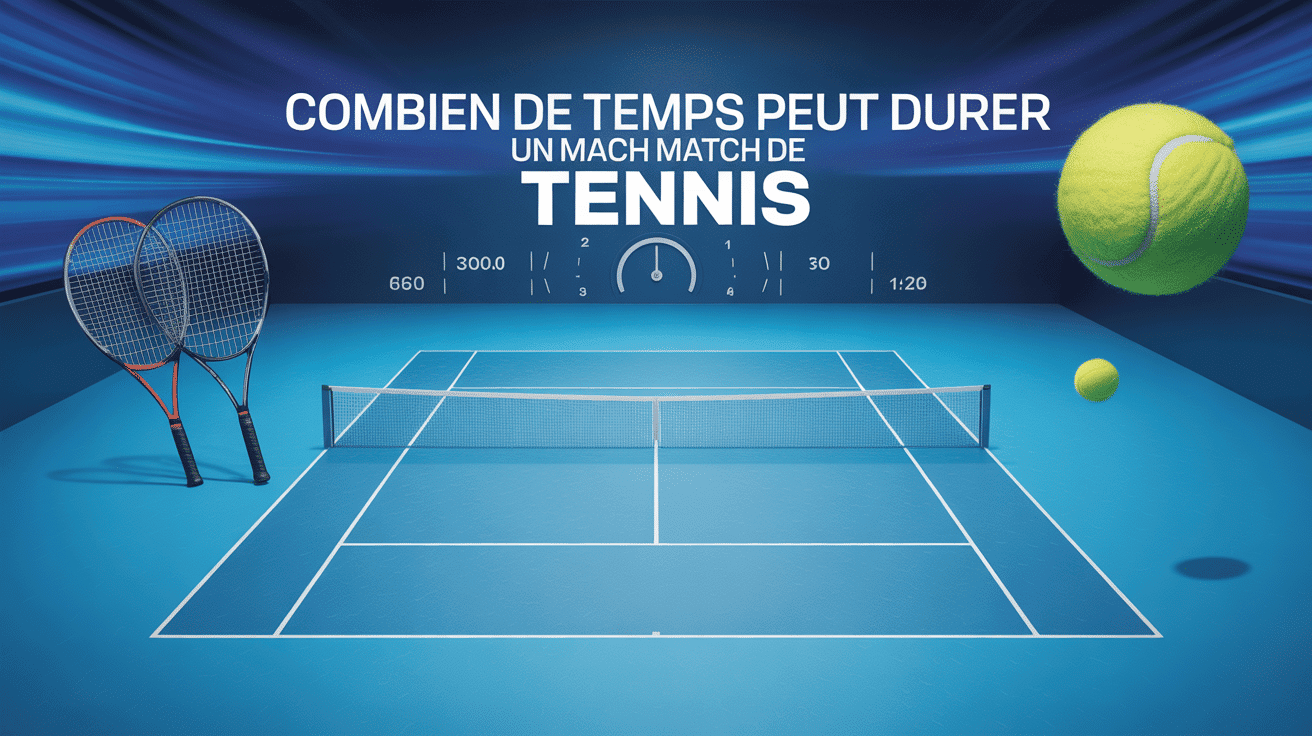 combien de temps dure un match de tennis image court tennis chronomètre