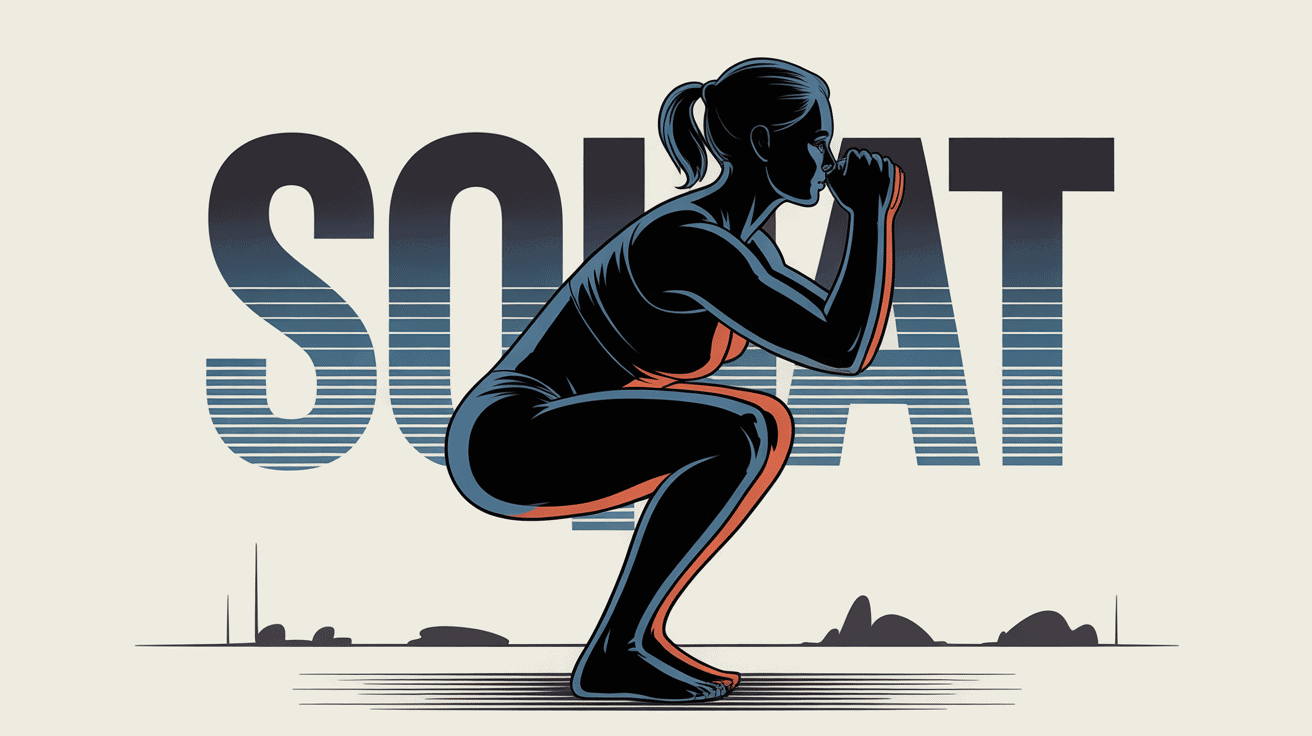 comment bien faire des squats silhouette profil squat moderne