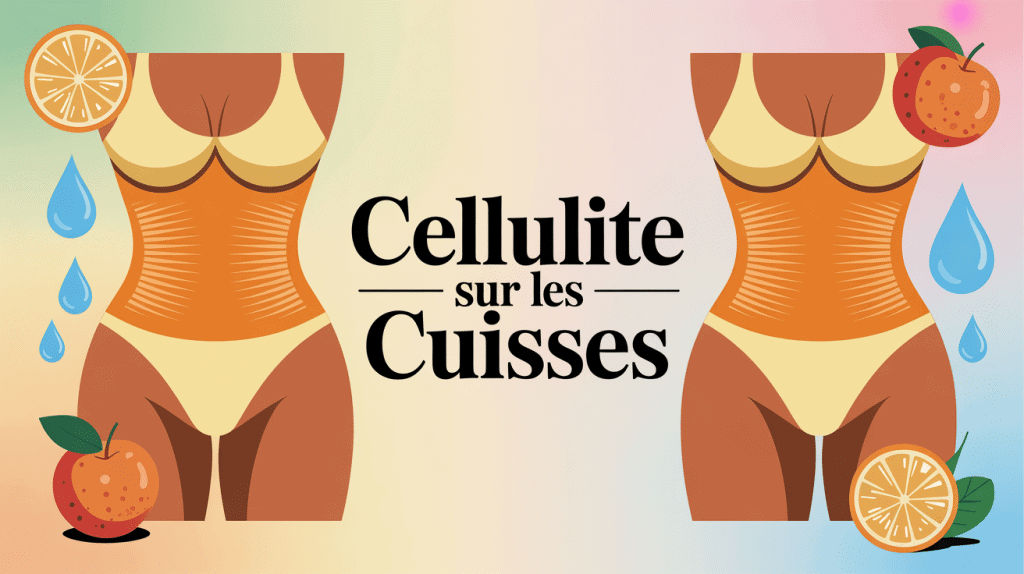 comment enlever la cellulite des cuisses illustration silhouette et bien-être