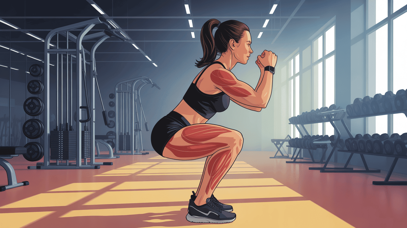 comment grossir des cuisses silhouette squat fitness