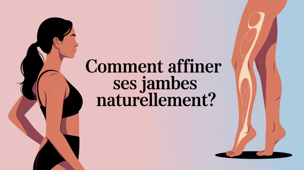 Silhouette femme jambes toniques comment maigrir les jambes