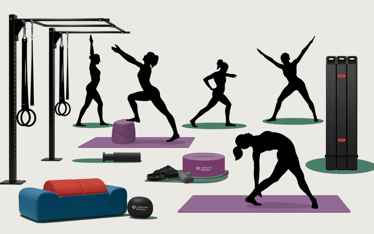 Équipements fitness et fente latérale pour muscler l'intérieur des cuisses