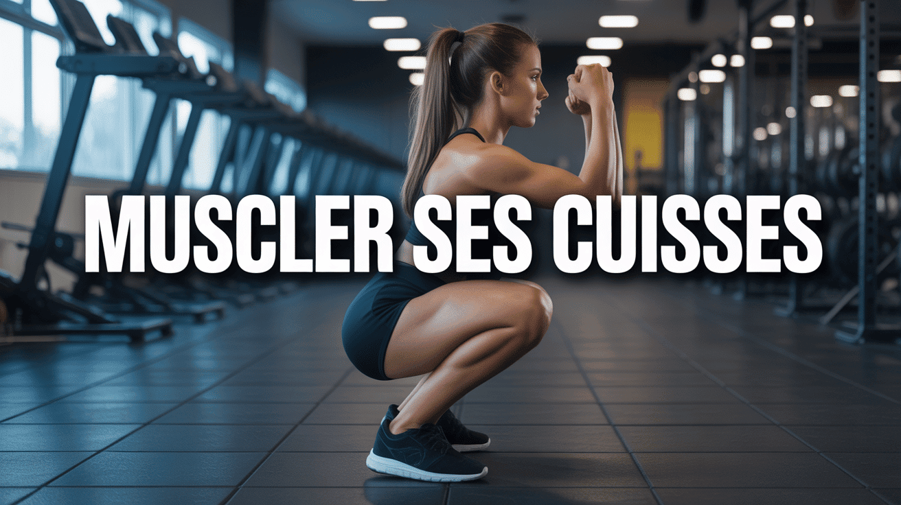 comment muscler ses cuisses femme squat salle de sport