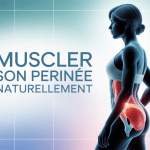 Comment muscler son périnée silhouette zone pelvienne en lumière