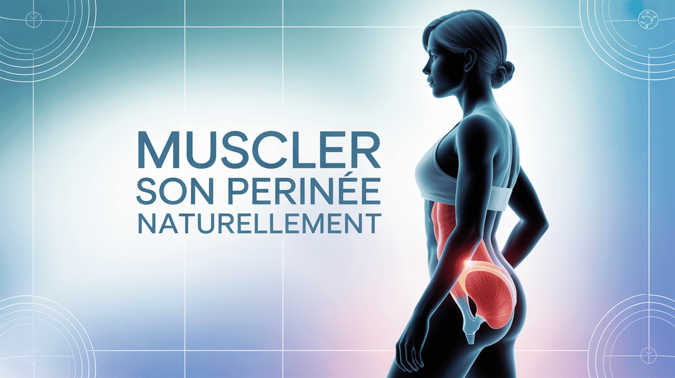 Comment muscler son périnée silhouette zone pelvienne en lumière