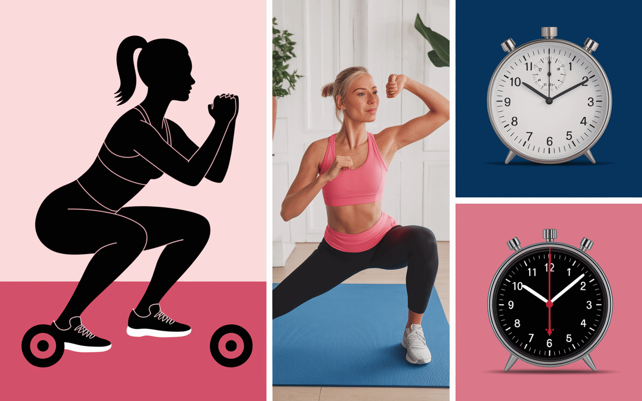 Comment perdre des cuisses en 3 jours fitness femme squat fente