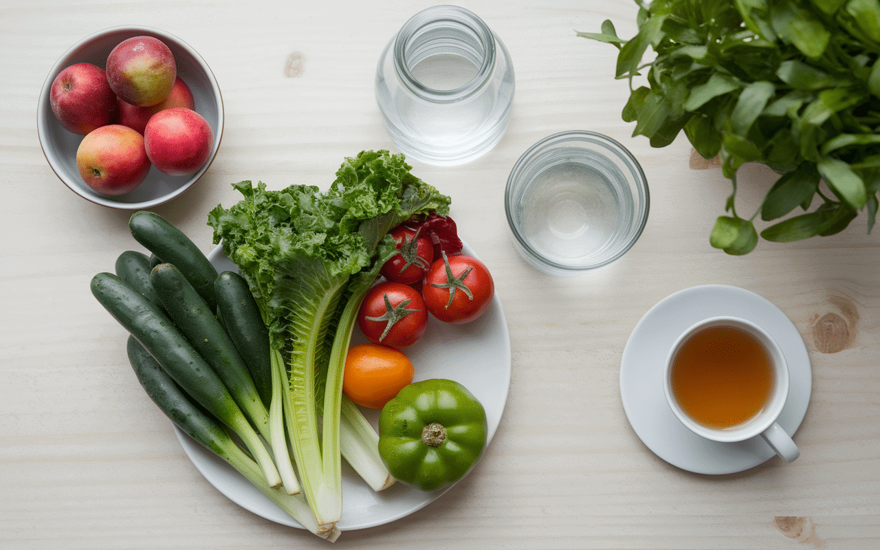 Comment perdre des cuisses en 3 jours alimentation saine eau tisane