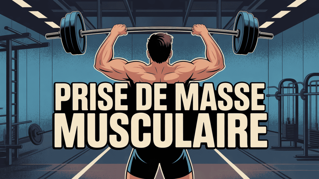 Silhouette homme musclé haltères comment prendre de la masse musculaire