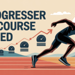 Coureur silhouette soleil piste comment progresser en course à pied