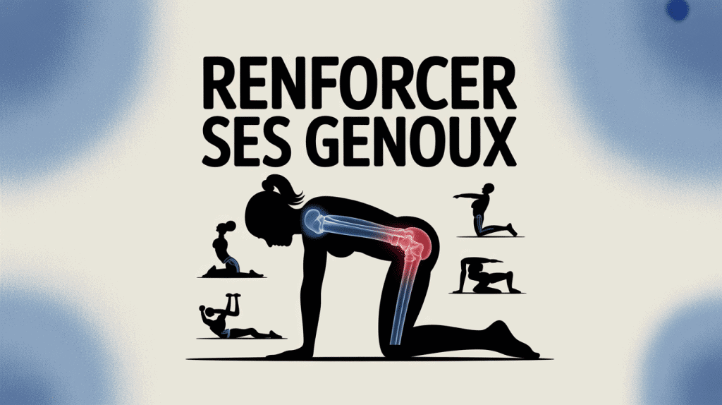 illustration renforcement genoux exercices anatomie