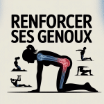 illustration renforcement genoux exercices anatomie