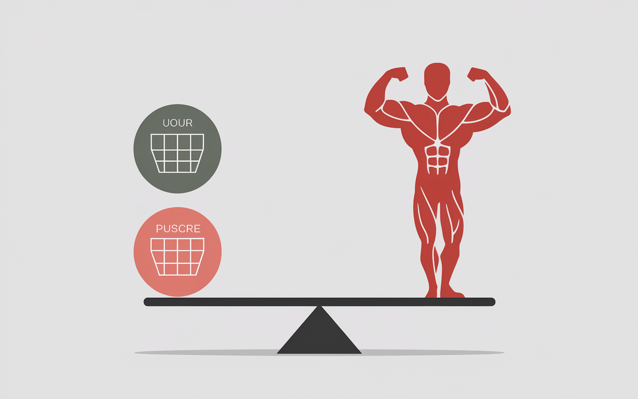 comment se muscler en 1 semaine calendrier 7 jours courbe progression muscle