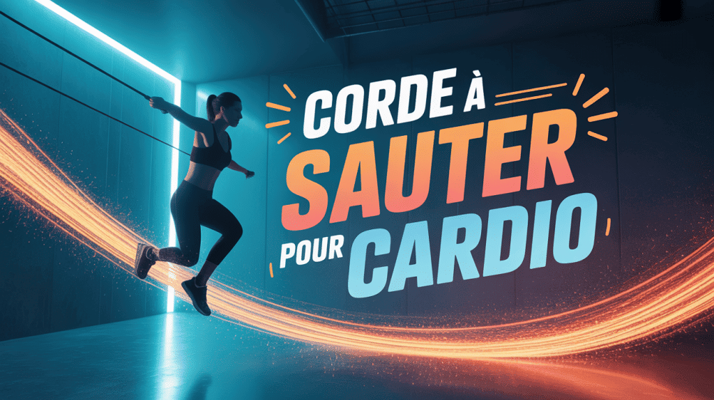 corde a sauter pour cardio silhouette moderne