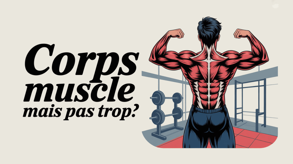 corps muscle mais pas trop silhouette équilibrée et dynamique