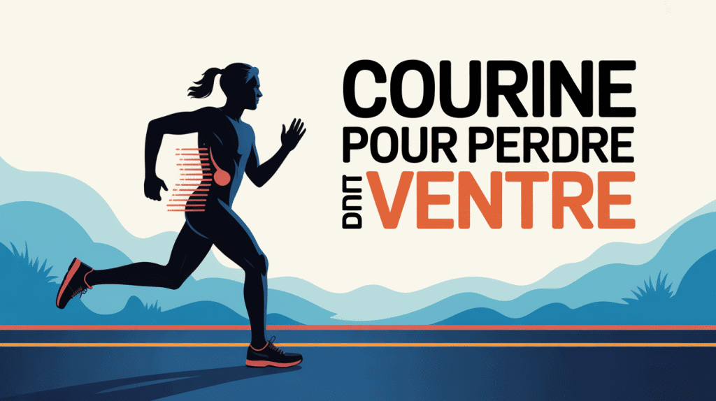 courir fait perdre du ventre, personne silhouette sur chemin
