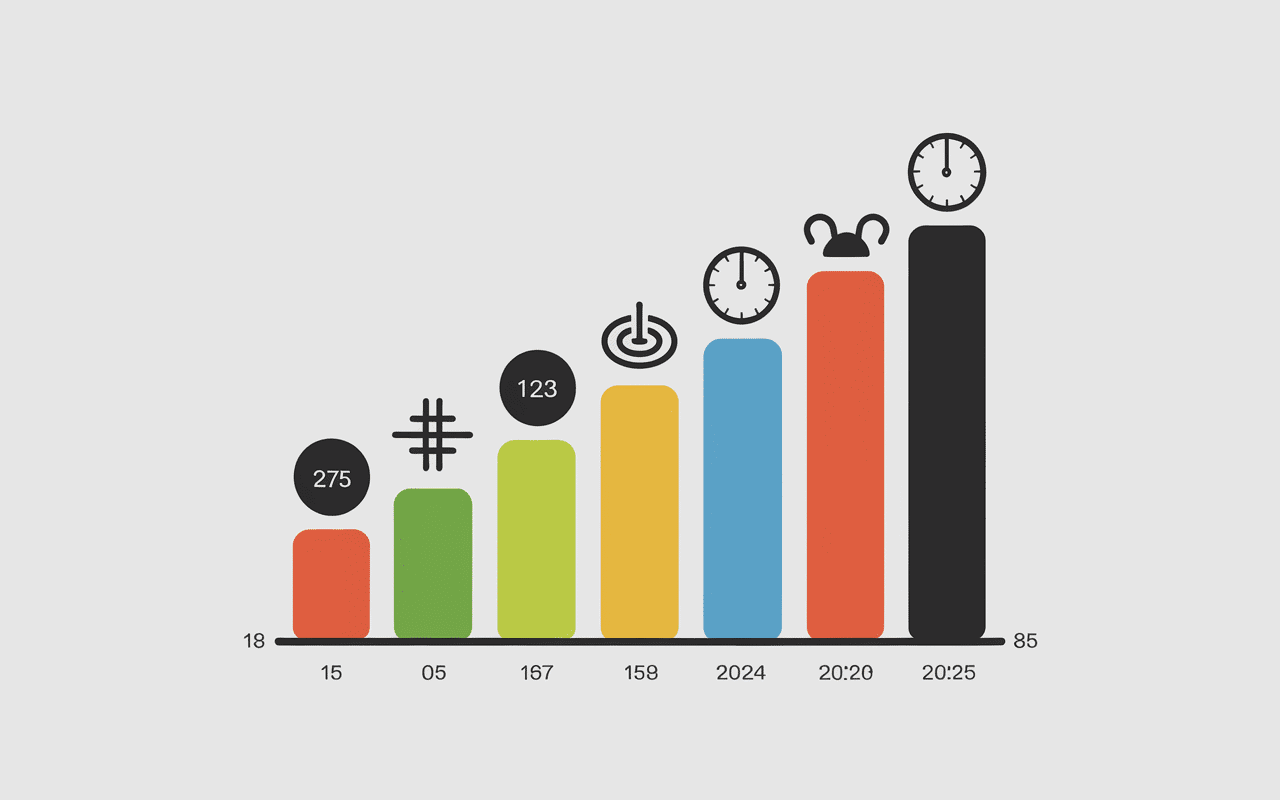 ecarte poulie vis a vis graphique progression