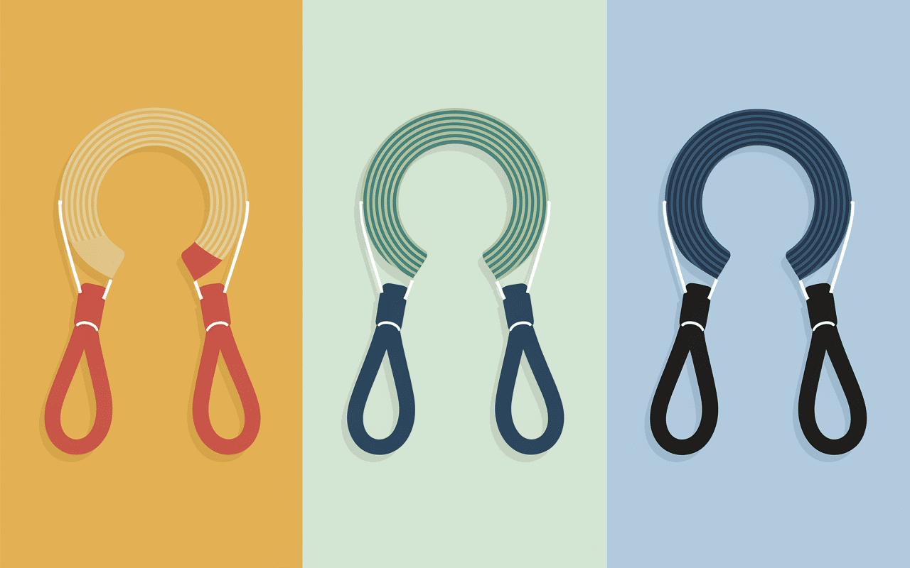 Illustration élastique pour la gym formats et couleurs