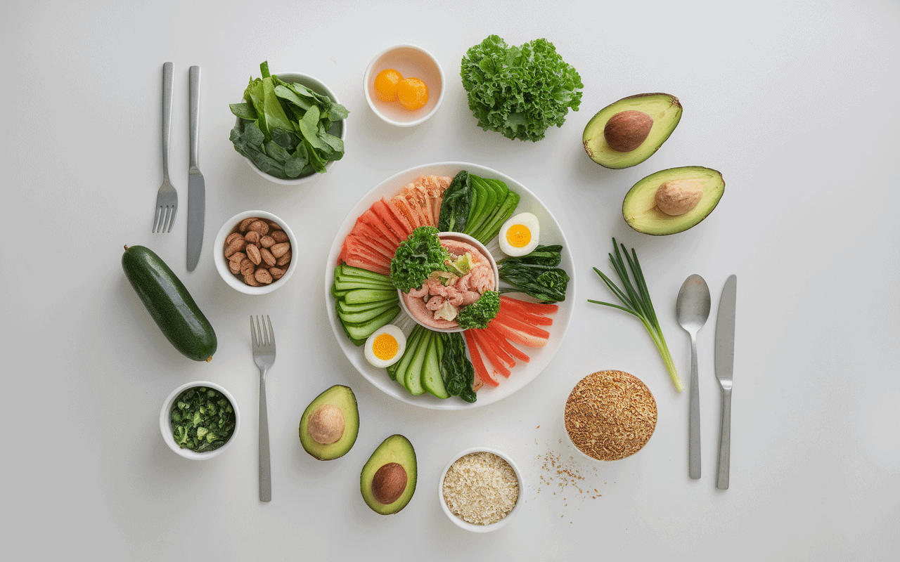 aliments eliminer les graisse du ventre assiette saine