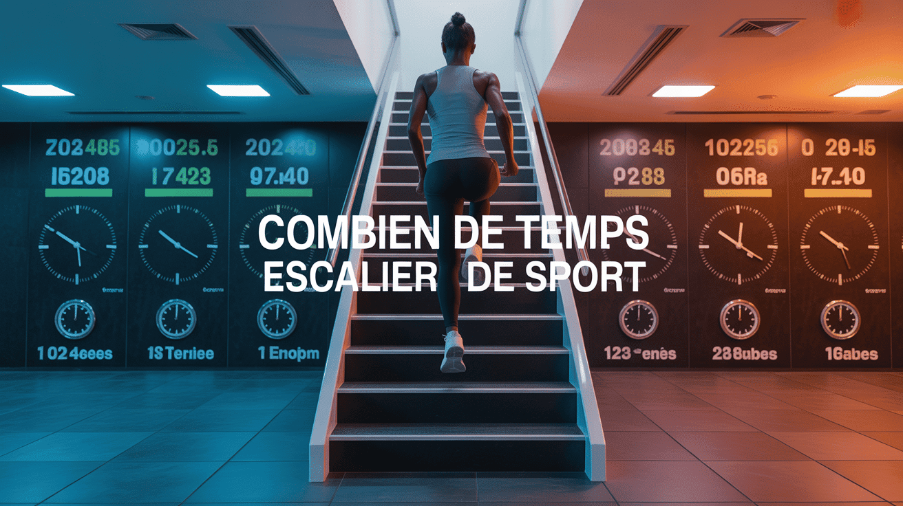 escalier salle de sport combien de temps résultats