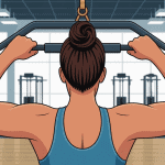 extension triceps au dessus de la tete en salle de sport